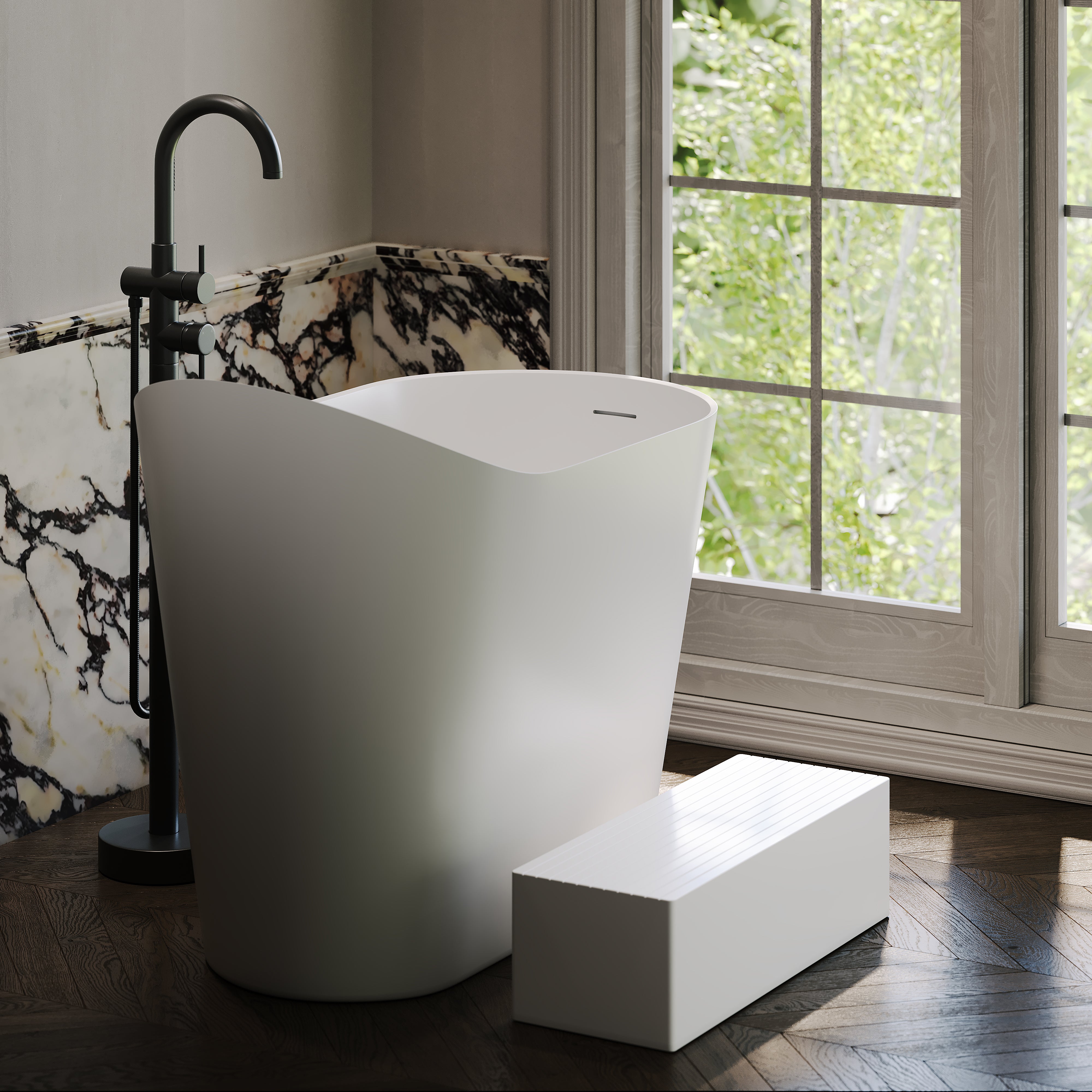 Milo Freestanding Japanese Soaking Bath 1100mm