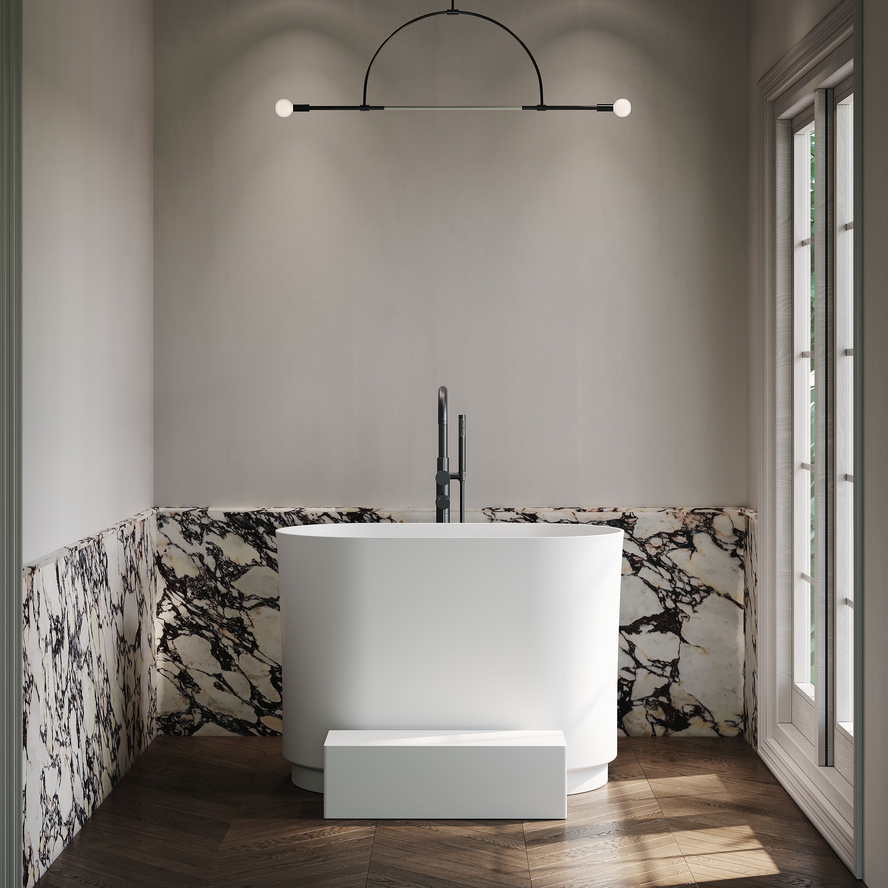 Nico Freestanding Japanese Soaking Bath 1000mm