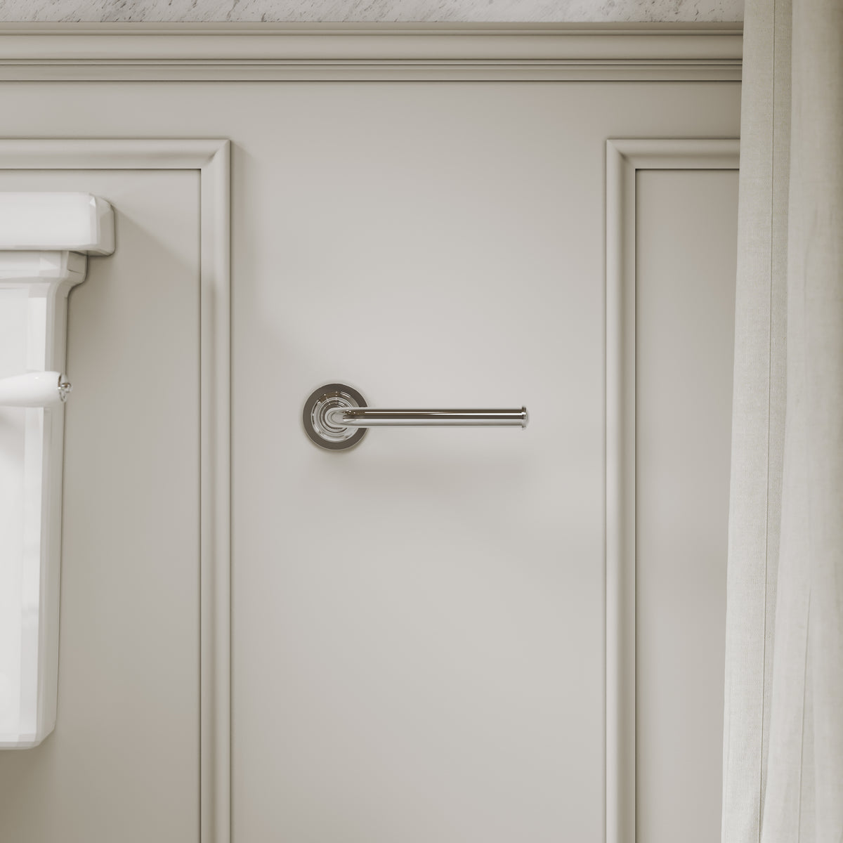 Pembury Polished Nickel Toilet Roll Holder