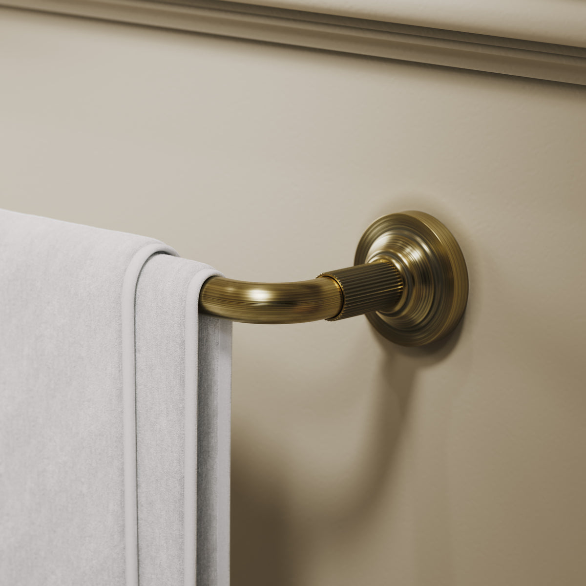 Pembury Brushed Bronze Towel Bar 600mm