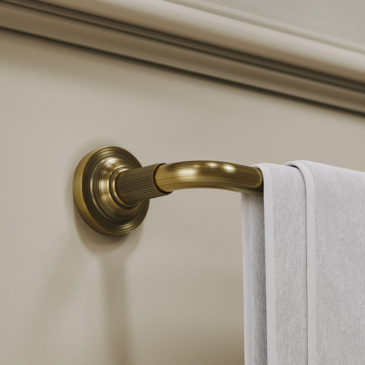 Pembury Brushed Bronze Towel Bar 600mm