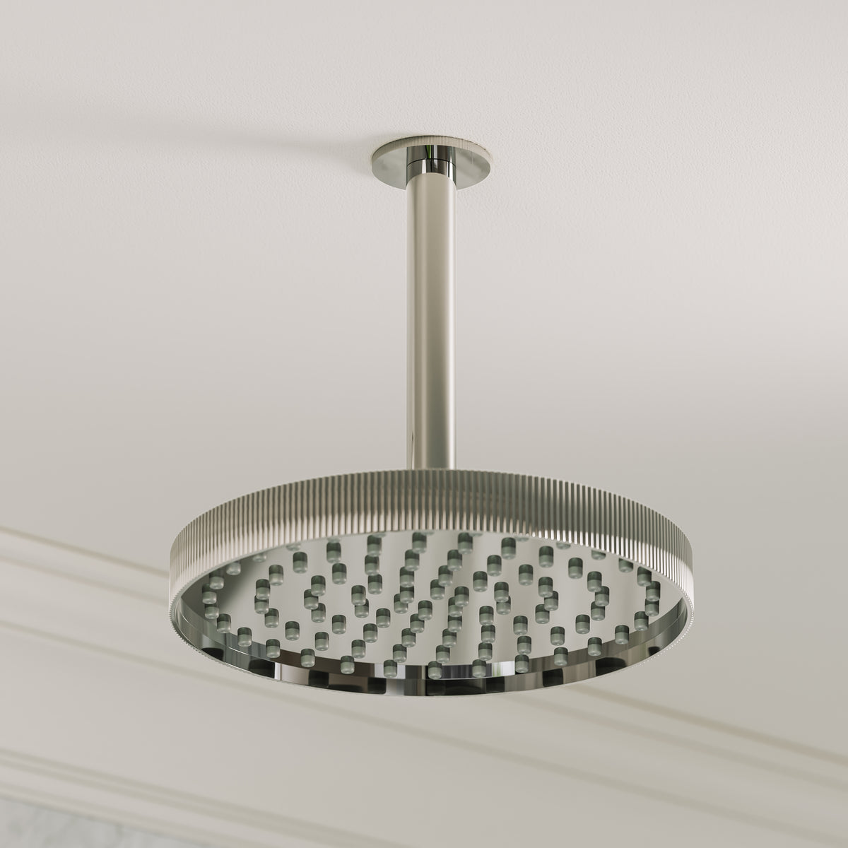 Pembury Polished Nickel Ceiling Mount Shower Arm