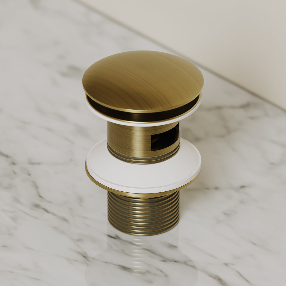 Pembury Brushed Bronze Slotted Waste