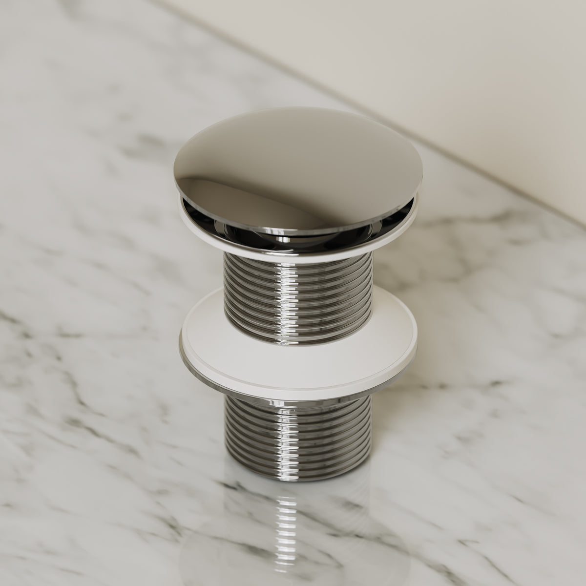 Pembury Polished Nickel Unslotted Waste