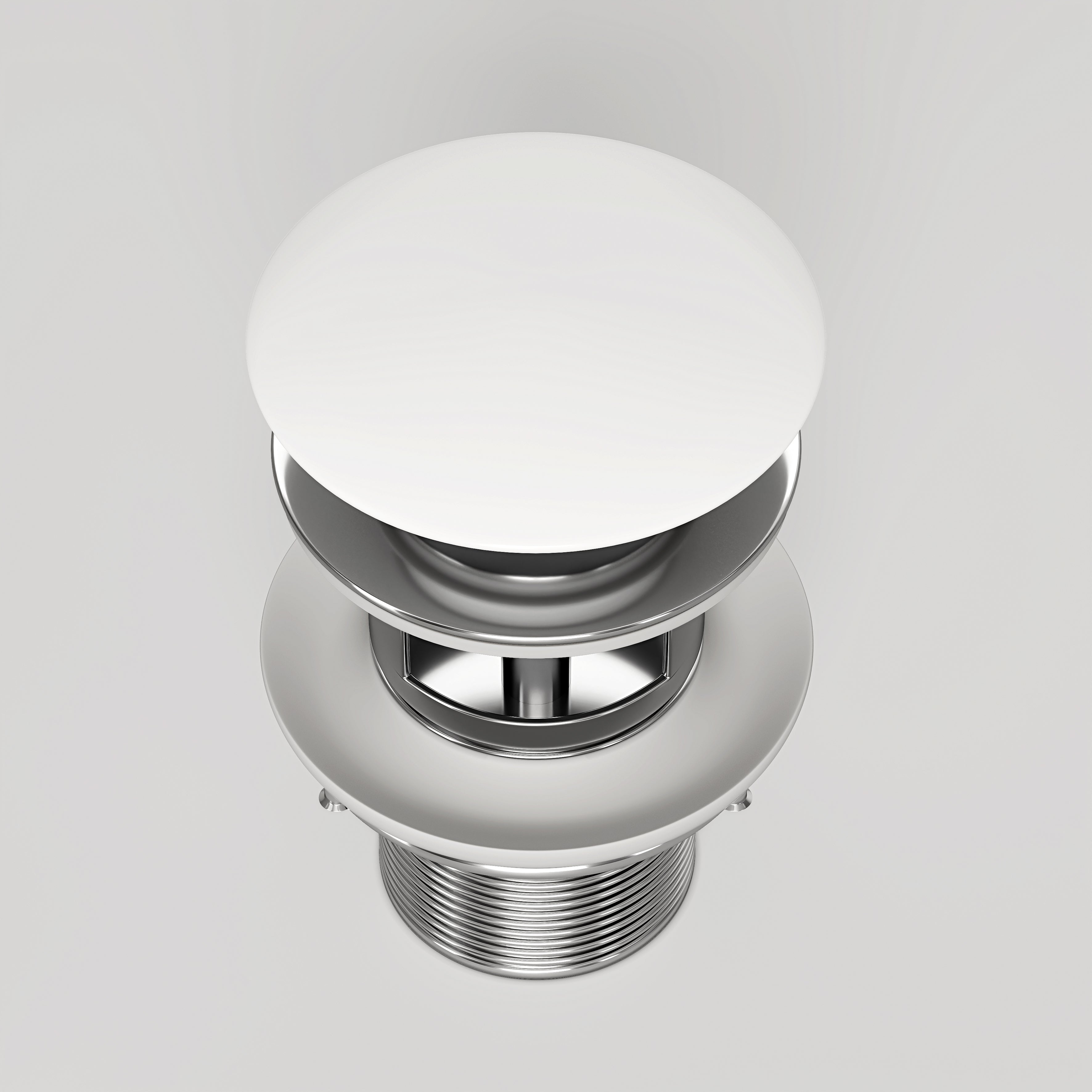 Polished Ceramic Slotted Click Clack Basin Waste