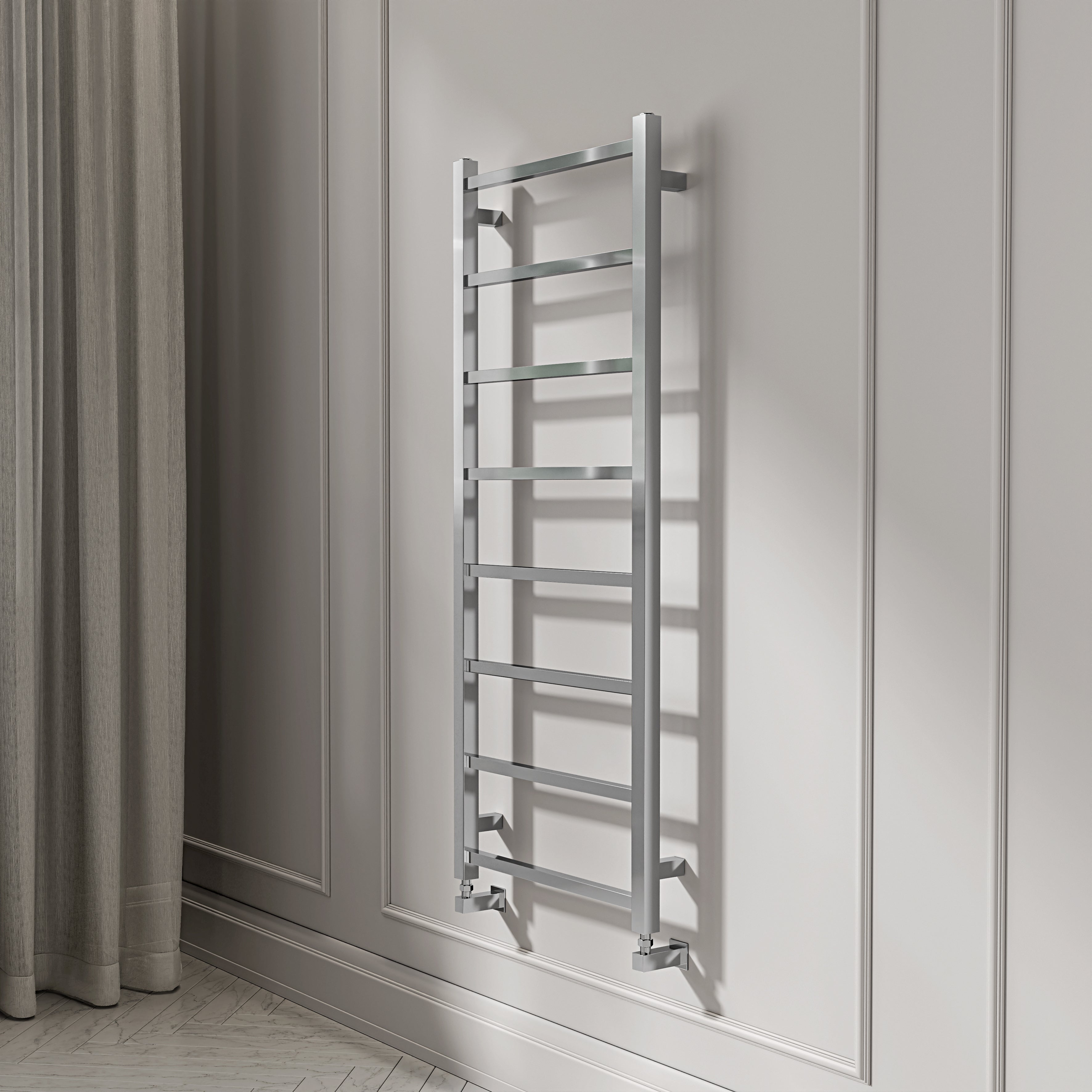 Cecina Chrome Designer Towel Radiator 1200mm