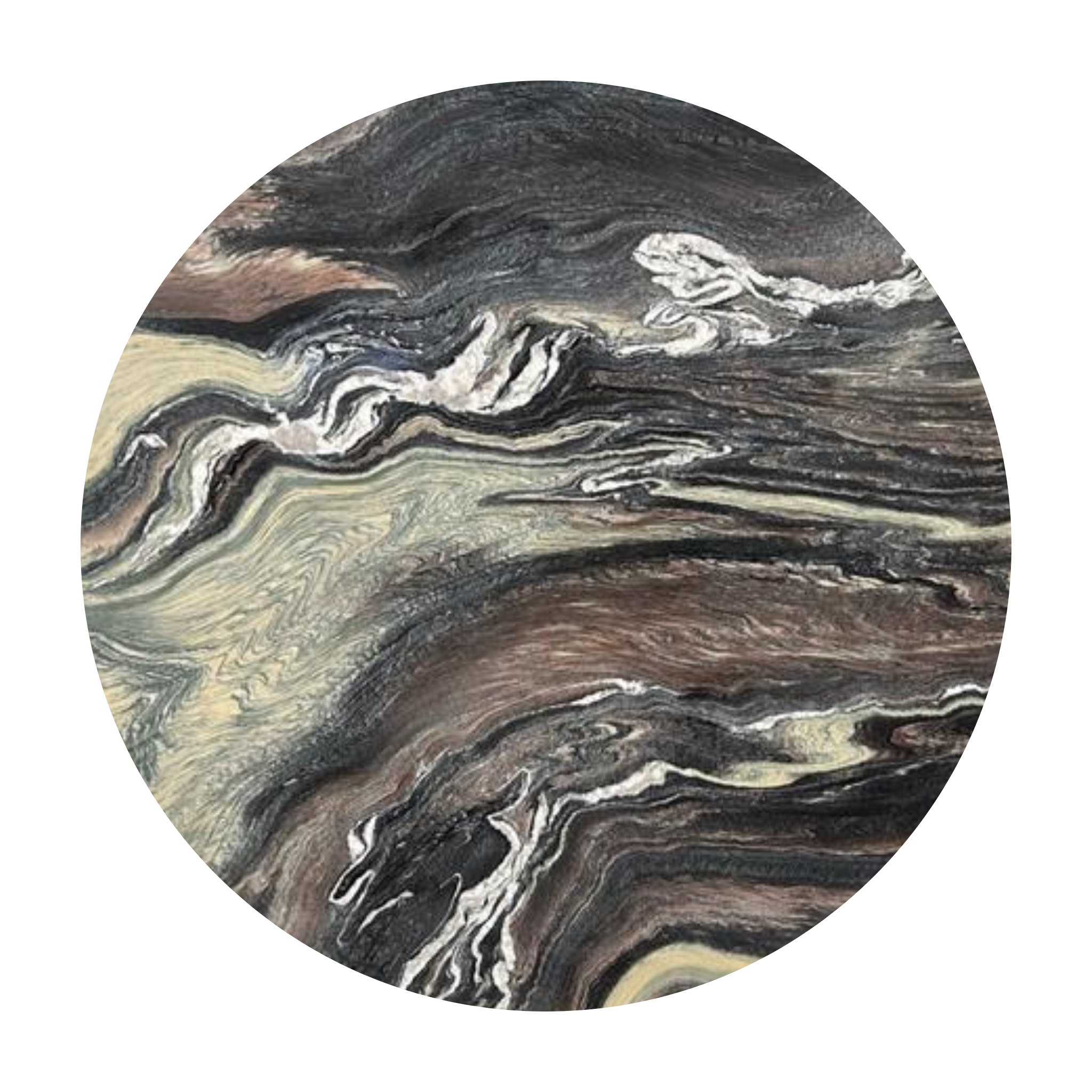 Kinawa Violet Marble Sample