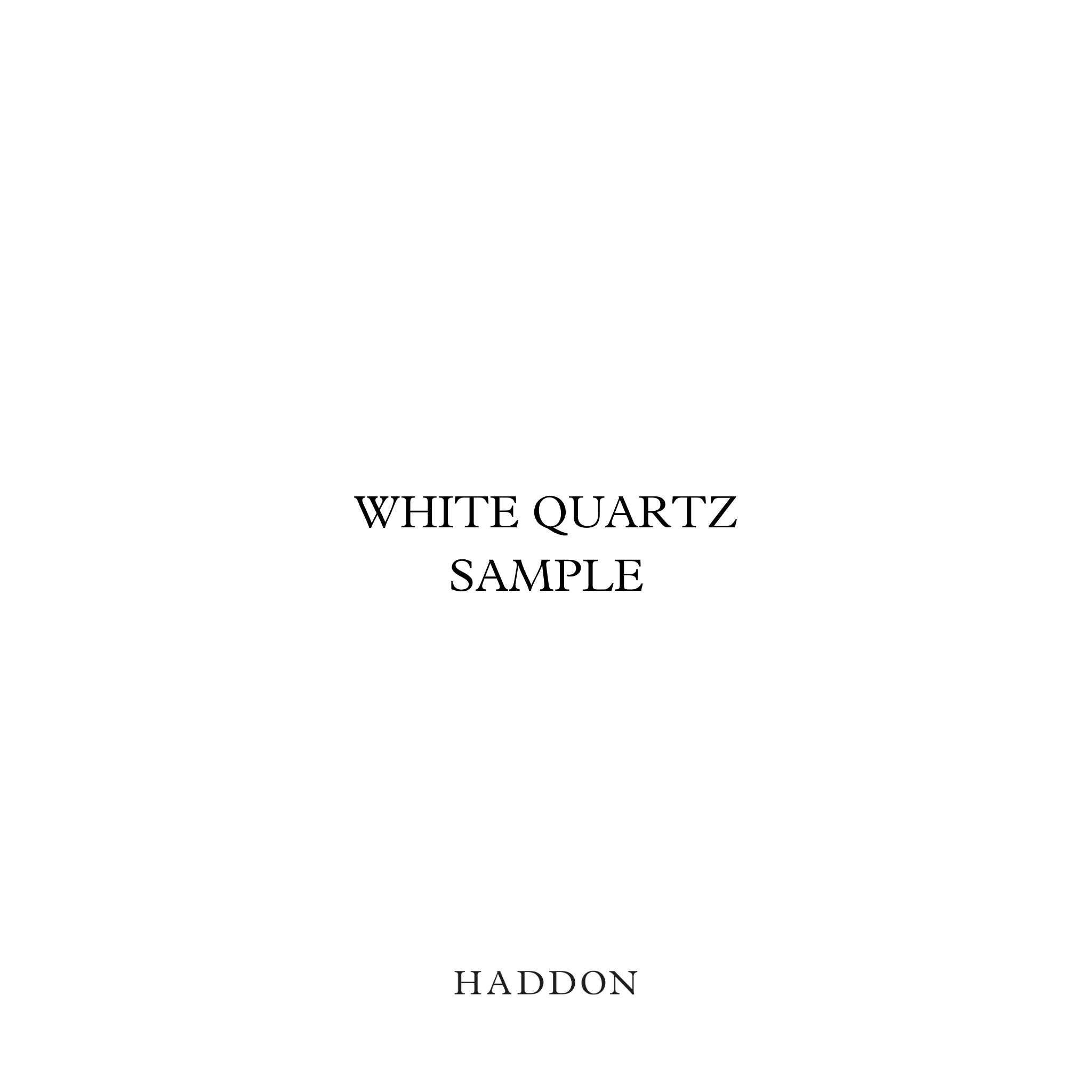 White Quartz Sample