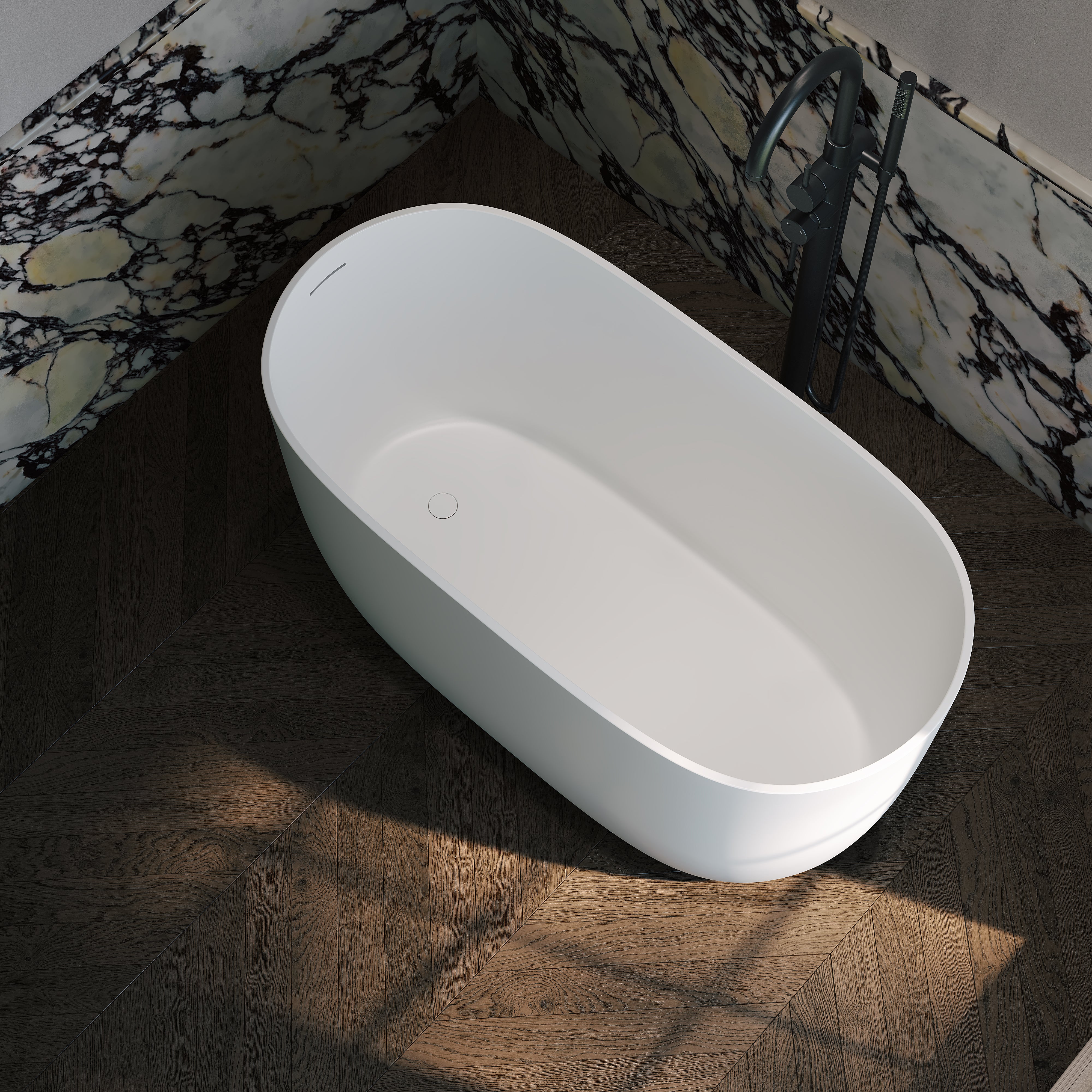 Theo Freestanding Japanese Soaking Bath 1200mm