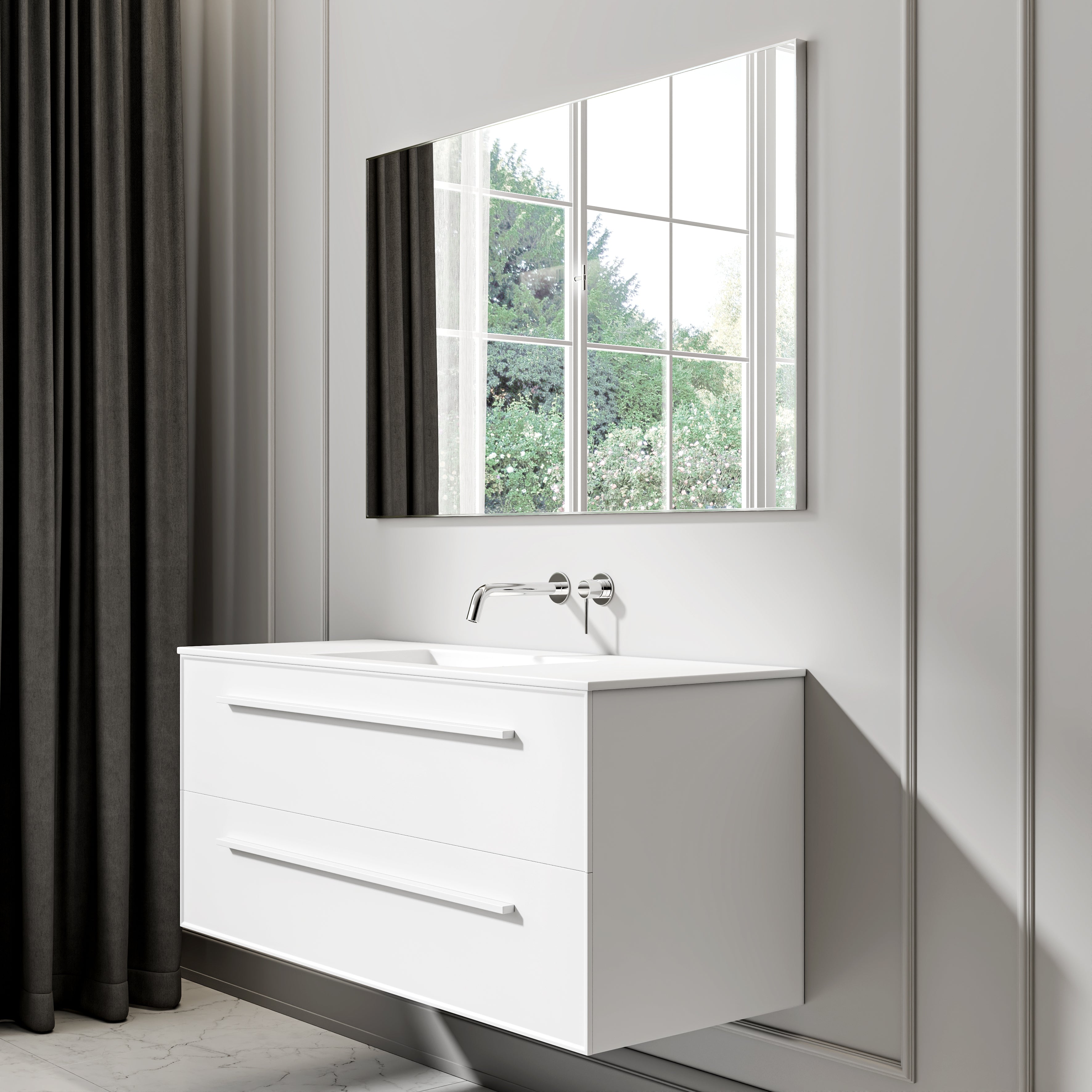 Nuvo Chrome Mirror 1200mm