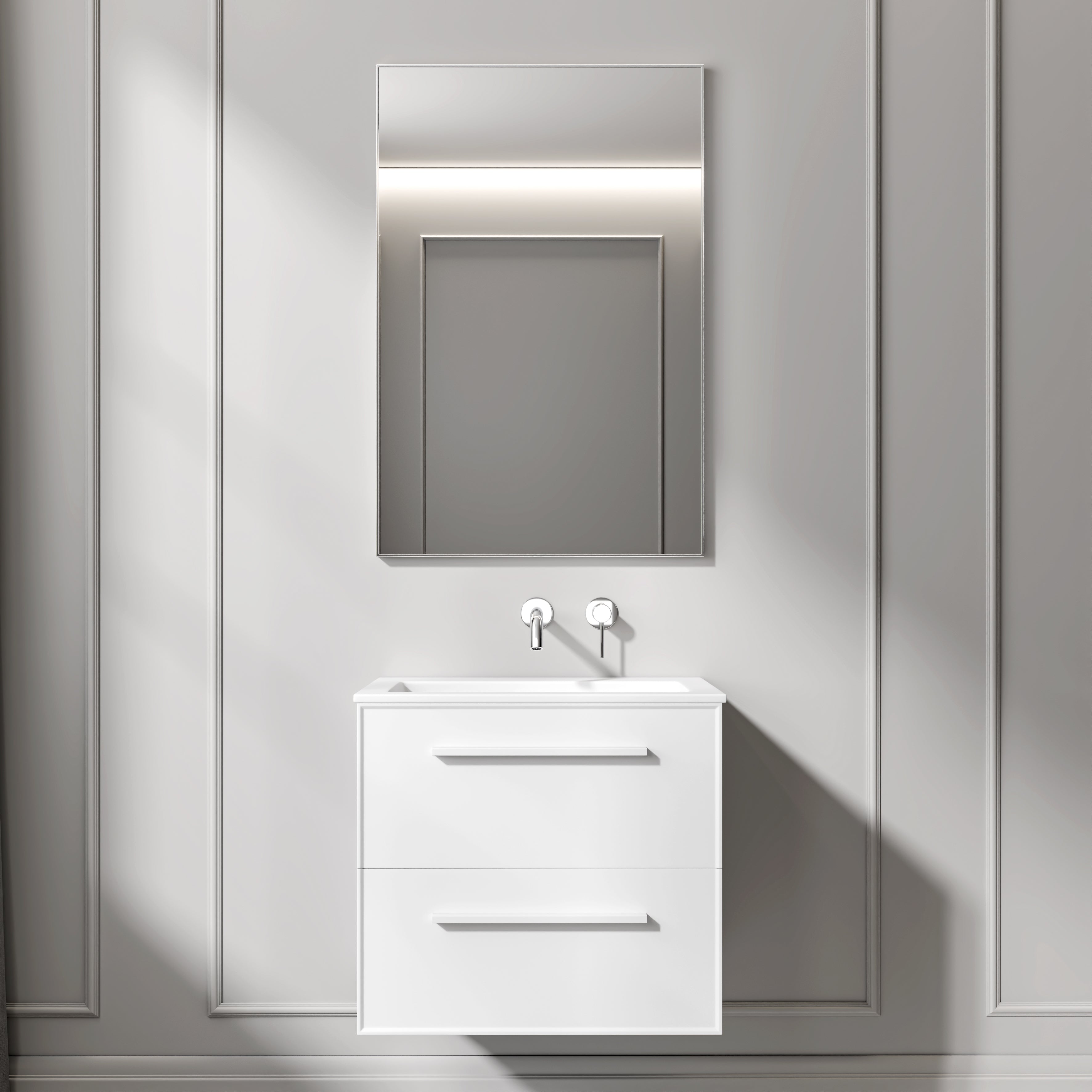 Nuvo Chrome Mirror 600mm