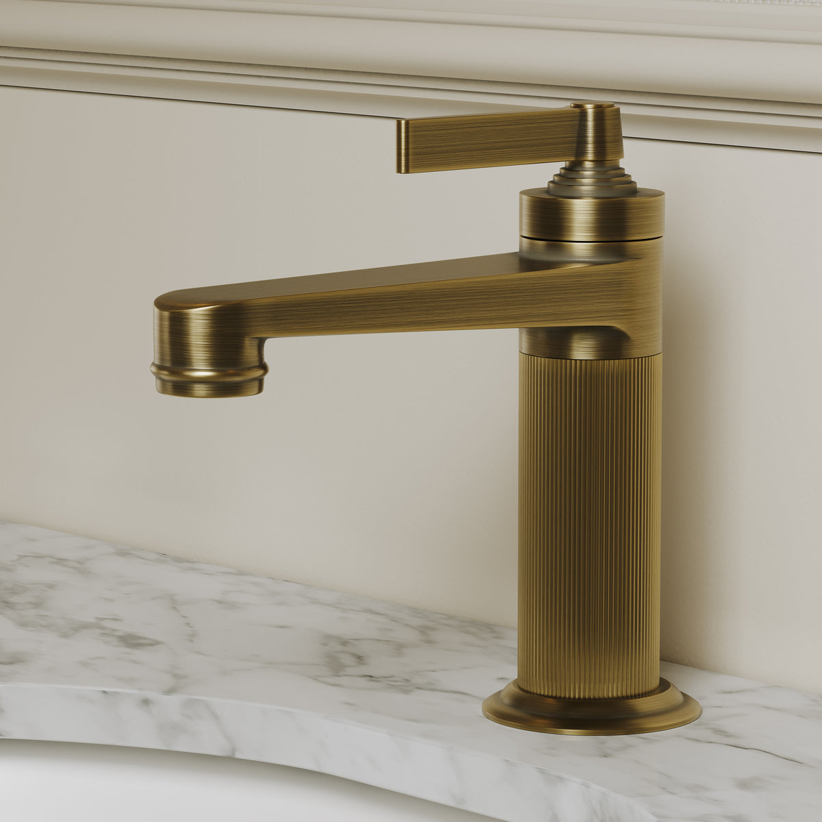 Pembury Brushed Bronze Monobloc Basin Mixer Tap