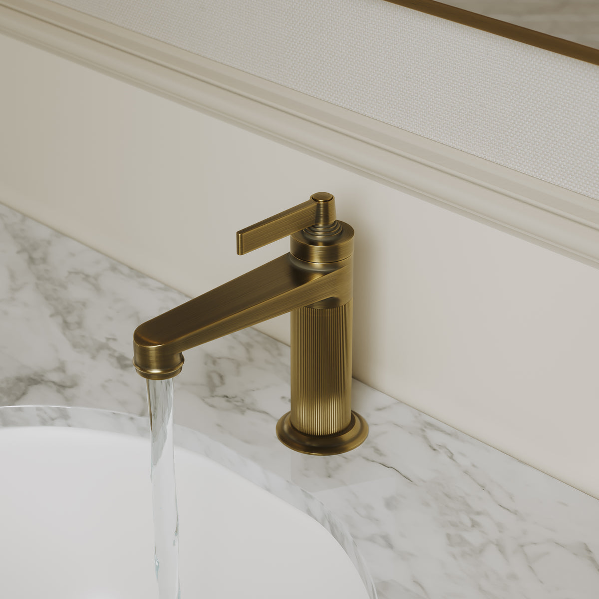 Pembury Brushed Bronze Monobloc Basin Mixer Tap